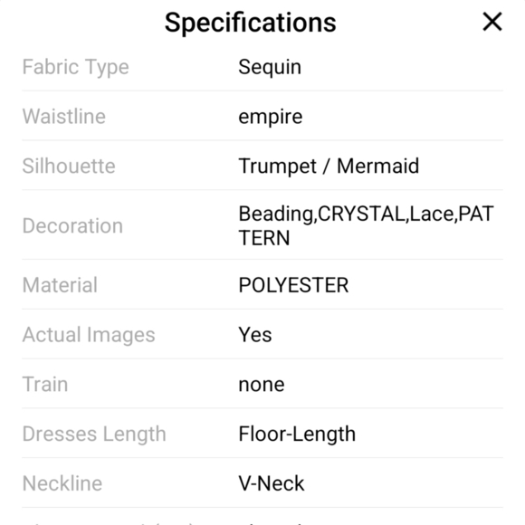 Blue, Geo Print, Sleeveless, Beaded Draped Back, V Neck, Sequined Merma… - Picture 15 of 16